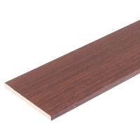 Добор Бульдорс МДФ 400мм, покрытие ПВХ (400*2070, лесной орех)