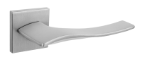 Дверная ручка Латина на квадратной розетке SLIM (INDH 322-03 slim, SSG золото матовое сатинированное)