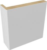 Наличник телескоп., плоский, покрытие Винил (Альберо) (белый, 24*70, 2150, до 2024 г)