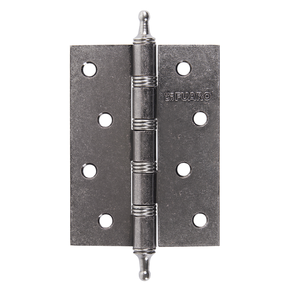 Петля врезная универс. Fuaro 100*75*2,5 (45467, 4BB/А, AS антич.серебро)