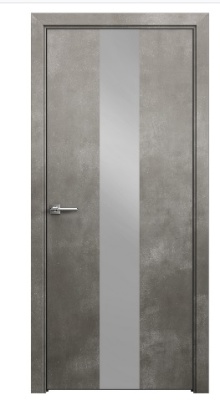 ДГО 80  DARA  Silver4  бетон серый , покрытие ПВХ,