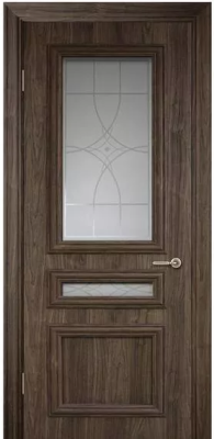 ***ДО 70 Неаполь остекленное дуб браун, покрытие Софт-вуд