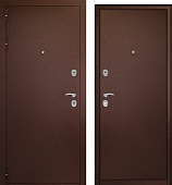 Тульские двери  А100  мет/мет , хром (антик медный, антик медный)  (2050*860, Левая)