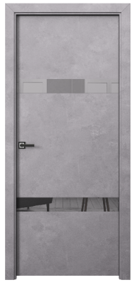 ***ДГО 90  DARA  Silver 2  бетон серый , покрытие ПВХ,