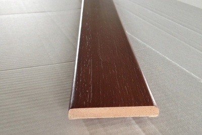 Наличник плоский шпон НАТУР.ДУБ тон КОНЬЯК МДФ 10мм