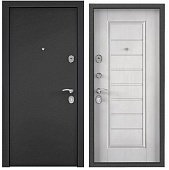 Дверь металл TOREX X5 MP, темно-серый букле графит, СК 65-S, бетон известковый (2050*950, L, левая)