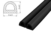 Уплотнитель D 14*12 (черный)
