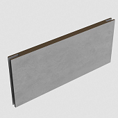 Добор 200 телескопический, покрытие Экошпон (ALBERO) (бетон светлый, 10*200, 2070)