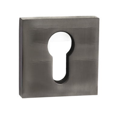 Накладка кв. на цилиндр PUERTO, хром блестящий