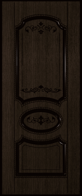 ДП 70*200 Муза (шпон МОРЕН.ДУБ, бесцв.лак, пазы черные, Глухое).