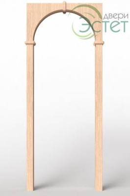 ***Арка прямоугольная дуб светл., покрытие ПВХ