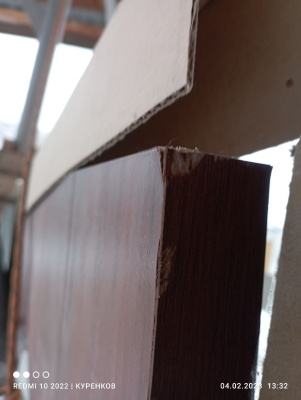 ДО 70 Орхидея итал.орех Ростра, ПВХ, белое, с худ.рис. и фьюзингом, лот 7797477