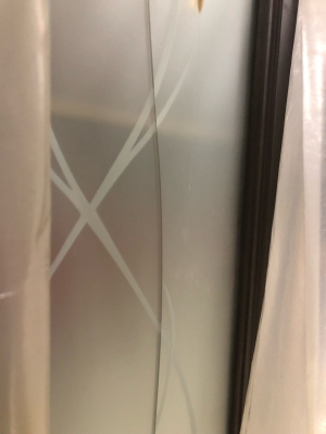 ДО 80 Орхидея венге Ростра, ПВХ, белое, с худ.рис. и фьюзингом, лот 7938011