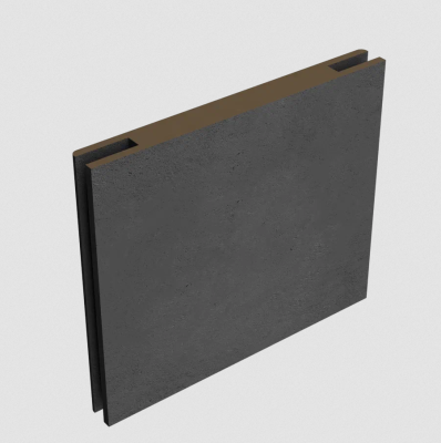 добор 100 бетон темный