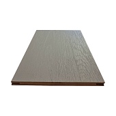 Добор телескопический (1шт* ДЛИНА 2,07м) для Бульдорс, МДФ шириной 200мм, покрытие ПВХ (дуб серый матовый)