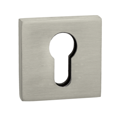 Накладка кв. на цилиндр PUERTO, никель супер матовый