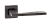 Дверная ручка Риволи на квадратной розетке (INDH 72-03, B черный)