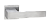 Дверная ручка Бискотти на квадратной розетке (INAL 540-03 slim, SSC супер сатин хром)