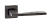 Дверная ручка Риволи на квадратной розетке (INDH 72-03, MBN мат. черный никель)