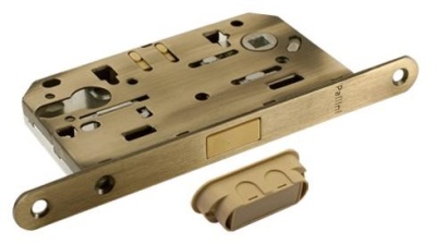 Замок магнитный под ключ.цилинд Паллини  PM 410 C AB (античная бронза)