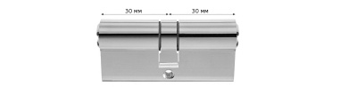 Цилиндровый механизм 30*30 мм (цинк)