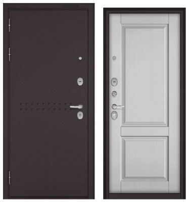 BULDOORS TRUST MASS, R-4, МДФ дуб белый матовый 9SD-1 лев