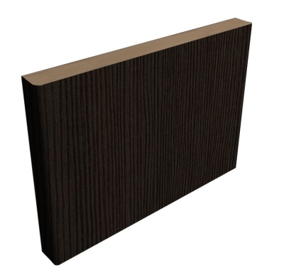 Доборный элемент 100 Эко-шпон 10х100х2070 Кипарис темный