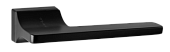 Дверная ручка Лингуине на прямоугольном основании (черный, арт. INAL 557-01 B)