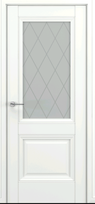 ДО 60 Венеция В3 матовый белый ZADOOR, Полипропилен