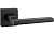 Дверная ручка B2B 514-02 на квадратной розетке (Black черный)