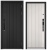 BULDOORS CITY SMART, МДФ черный матовый 10SM-161, МДФ белый софт 10SM-161