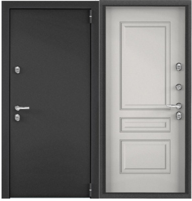ТОРЭКС SNEGIR PRO MP  (темно-серый букле графит, ПВХ Бьянко, S60-C3, хром, НАКЛ)