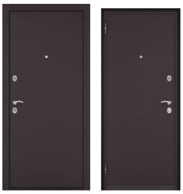 BULLDOORS Внутреннего  открывания HOME ECO, STEEL  VO, 2 замка