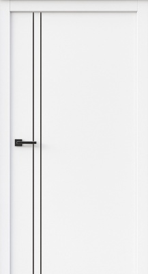 ДГ 80 Техно-7, белый эмалит, покрытие ПВХ