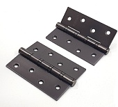 Петля врезная универс. PUERTO 100*75*2,5 (никель черный матовый, арт. IN100-4S FH MBN)