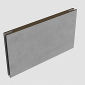 Добор 150 телескопический, покрытие Экошпон (ALBERO) (бетон светлый, 10*150, 2070)