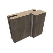 Коробка  с уплот телескоп., покрытие Экошпон (ALBERO) (кедр серый, 70*28, 2070)