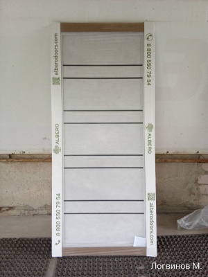 ДО 90 Дублин бетон светлый, покрытие Арт-шпон (Экошпон), лакобель черное, ЛОТ 18178530