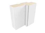 Коробка прямая с уплот, покрытие EcoTex (лиственница белая, 70*28, 2070)