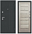 Тульские двери  Б31 СЕУЛ Букле графит, Дуб дымчатый ,Царга, черное стекло,три контура, хром  (2050*860, правая)
